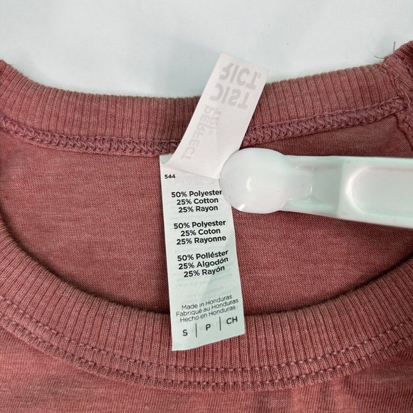 Womens Shirt Size Small S Sleevless Tank Light Mauve Soft Lightweight Mom Life - Picture 6 of 7